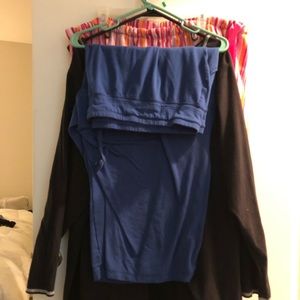 Blue Cotton Capri’s